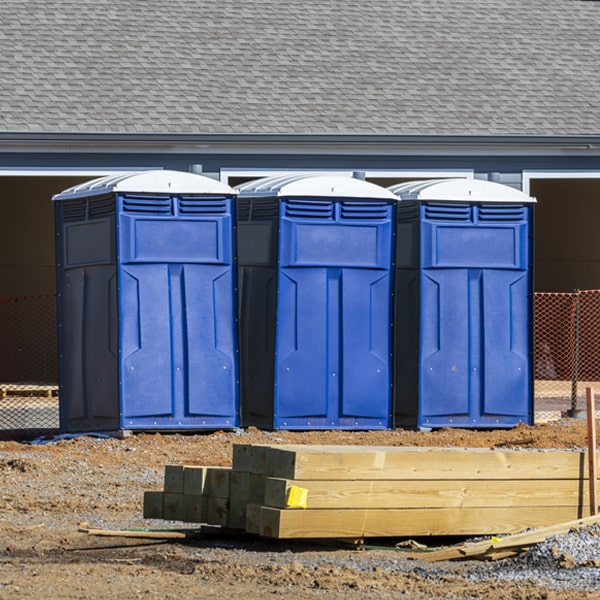 are there any additional fees associated with porta potty delivery and pickup in Sims